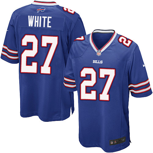 Nike Bills #27 Tre'Davious White Royal Blue Team Color Youth Stitched NFL New Elite Jersey